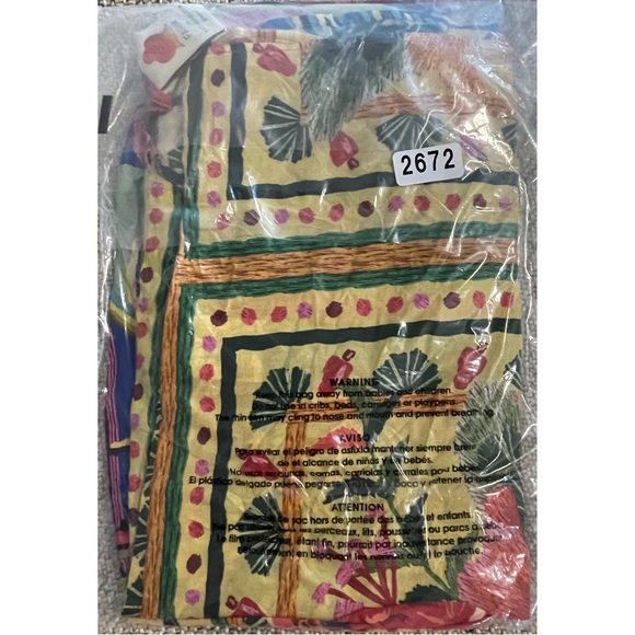 FARM Rio Swimsuit Cover Up With Tassels Poncho SZ M-L NWOT - Picture 12 of 12